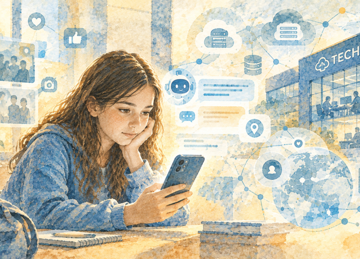 La huella invisible: qué datos dejan niñas, niños y adolescentes cuando conversan con la inteligencia artificial